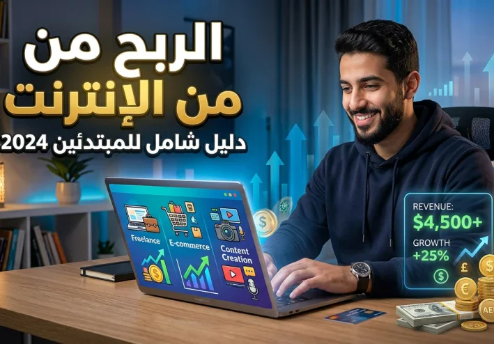 الربح من الإنترنت: دليلك لبدء تحقيق دخل حقيقي من المنزل