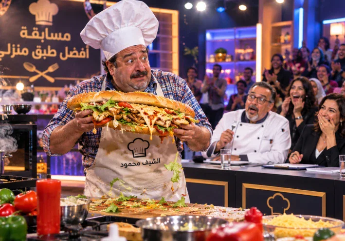 العم محمود دخل مسابقة الطبخ بالغلط