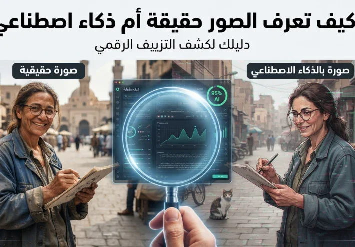 إزاي تعرف إن الصورة أو الفيديو معمول بالذكاء الاصطناعي؟