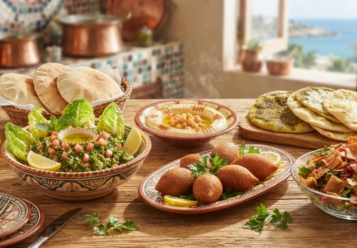 اشهر خمس اكلات من المطبخ اللبناني