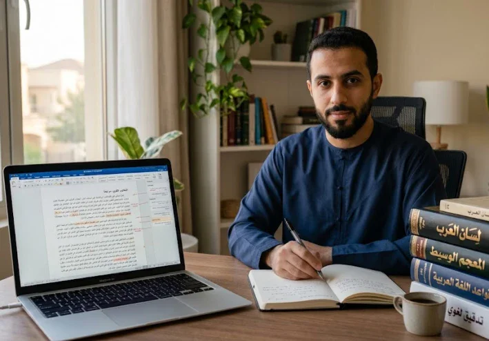 كيف تبدأ مهنة التدقيق اللغوي للغة العربية؟ خطوات عملية لبناء مسارك المهني
