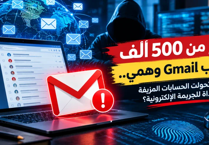 أكثر من 500 ألف حساب Gmail وهمي.. كيف تحولت الحسابات المزيفة إلى أداة للجريمة الإلكترونية؟