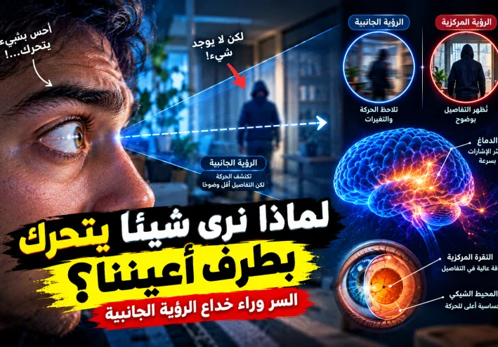 لماذا نرى شيئًا يتحرك بطرف أعيننا ثم نكتشف أنه لا يوجد شيء