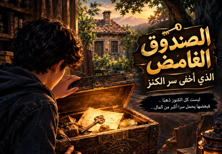 🗝️ الصندوق الغامض الذي أخفى سر الكنز