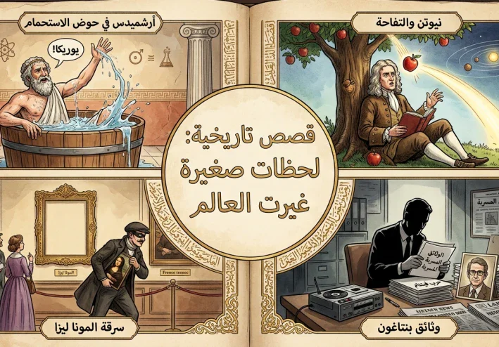 لحظات خاطفة غيرت وجه التاريخ: كيف صنعت التفاصيل الصغيرة عالمنا اليوم؟