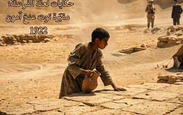 «تخيل تفتح مقبرة عمرها أكتر من 3000 سنة… وبعدها تبدأ الناس اللي دخلتها تموت واحد ورا التاني. هل دي صدفة؟ ولا لعنة الفراع