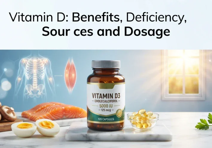 Vitamin D: Everything You Need to Know About Its Benefits, Sources, Deficiency, and Dosage