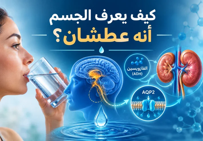 كيف يعرف الجسم أنه عطشان؟