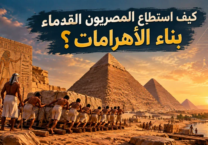 كيف استطاع المصريون القدماء بناء الأهرامات؟