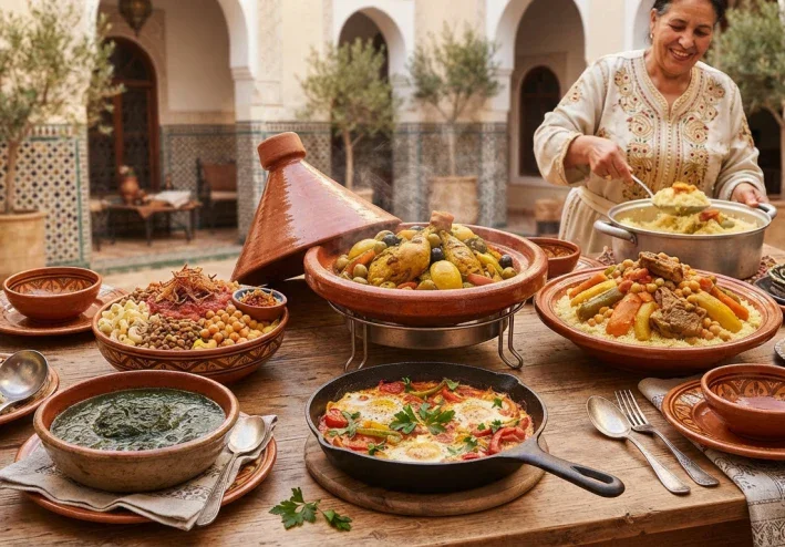 اشهر خمس اكلات من مطبخ شمال افريقيا