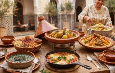 اشهر خمس اكلات من مطبخ شمال افريقيا