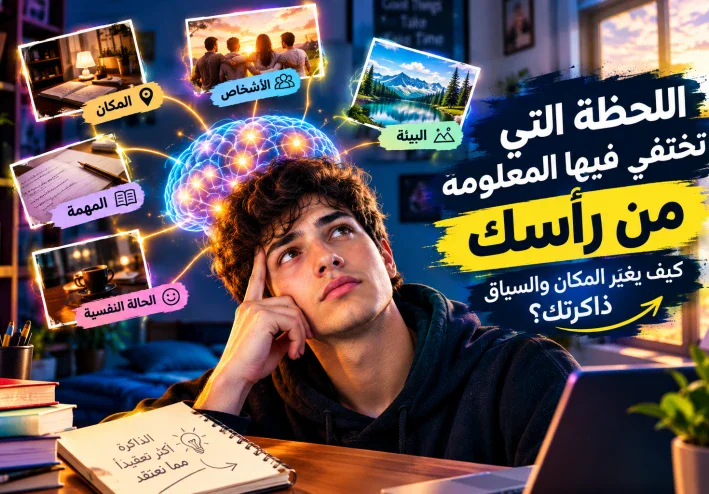 اللحظة التي تختفي فيها المعلومة من رأسك