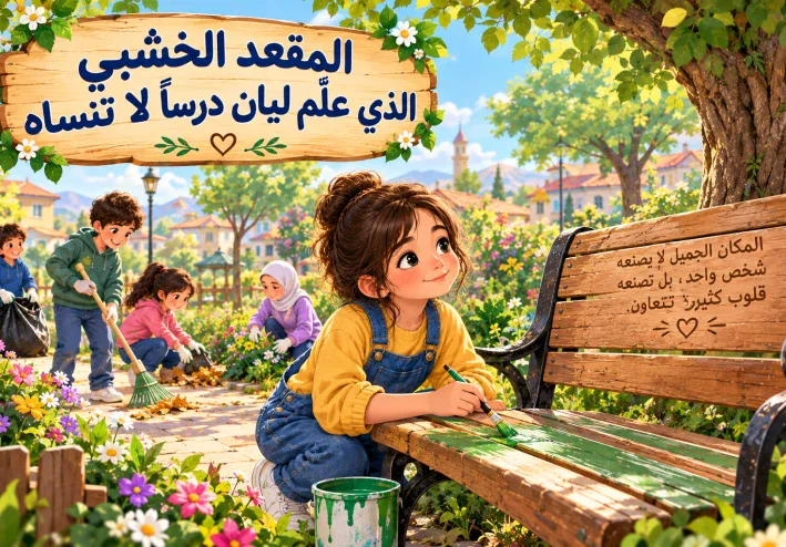 المقعد الخشبي الذي علم ليان درساً لا تنساه