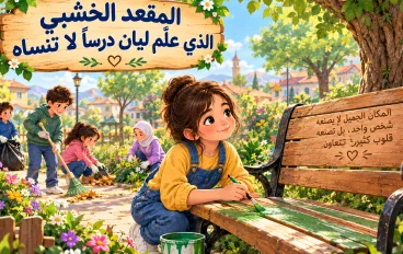 المقعد الخشبي الذي علم ليان درساً لا تنساه  
