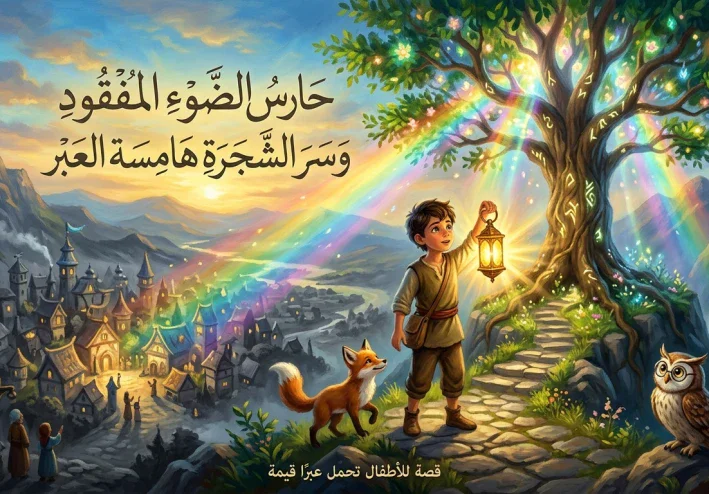 حارس الضوء المفقود  وسر الشجرة هامسة العبر
