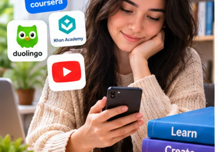 أفضل طرق استخدام الهاتف في تطوير مهاراتك وتعلم أشياء جديدة