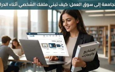 من الجامعة إلى سوق العمل: كيف تبني ملفك الشخصي أثناء الدراسة؟