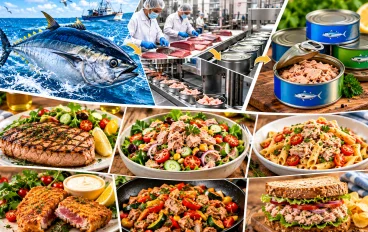 كل ما تريد معرفته عن سمك التونة: التصنيع وطرق الطهي  Everything You Need to Know About Tuna Fish: Processing and Cooking