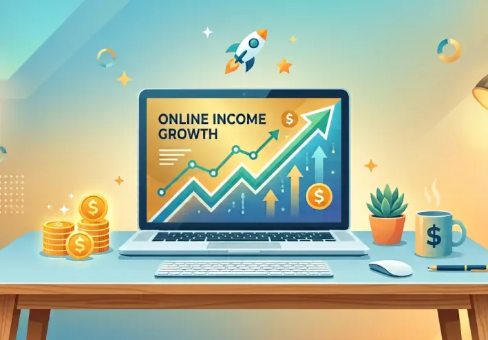 الربح من الانترنت:💰 طرق واقعية لبناء دخل اضافي