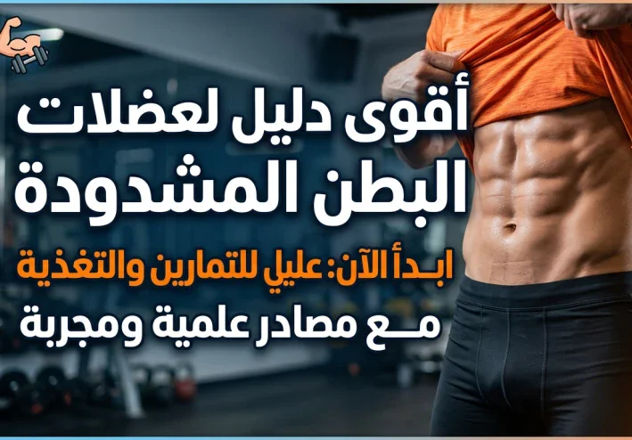 دليل شامل حول كيفية اظهار عضلات البطن بشكل طبيعي وآمن للمبتدئين