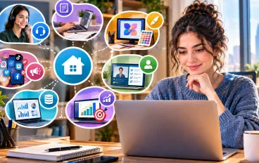 7 وظائف يمكنك العمل بها من المنزل في 2026.. مهارات مطلوبة بدون مكتب