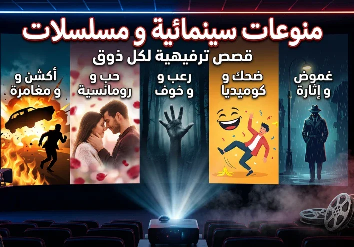 🎬🔥 قصص الأفلام والمسلسلات.. لماذا تأخذنا الحكايات إلى عالم آخر؟