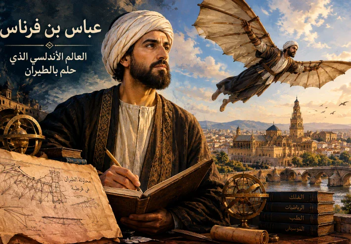 عباس بن فرناس.. العالم الأندلسي الذي حاول الطيران قبل أكثر من ألف عام