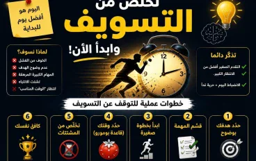 كيف تتخلص من عادة تأجيل الأشياء؟ خطوات عملية للتوقف عن التسويف