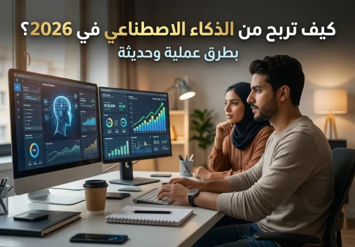 كيف تربح من الذكاء الاصطناعي في 2026 بطرق عملية وحديثة؟ 🤔