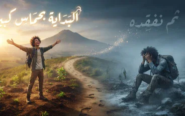 لماذا نبدأ بحماس ثم نفقده سريعًا؟ وكيف نحافظ على الاستمرار؟