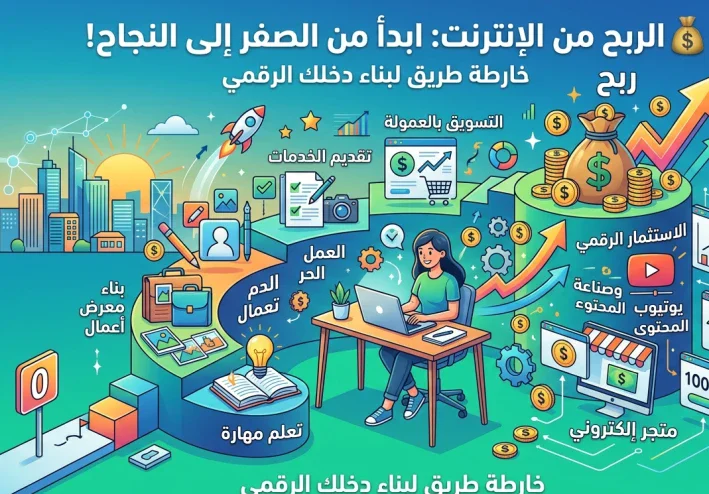 الربح من الإنترنت ابدأ من الصفر!
