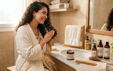 ### 🌿 العناية بالشعر: خطوات بسيطة لشعر صحي وحيوي