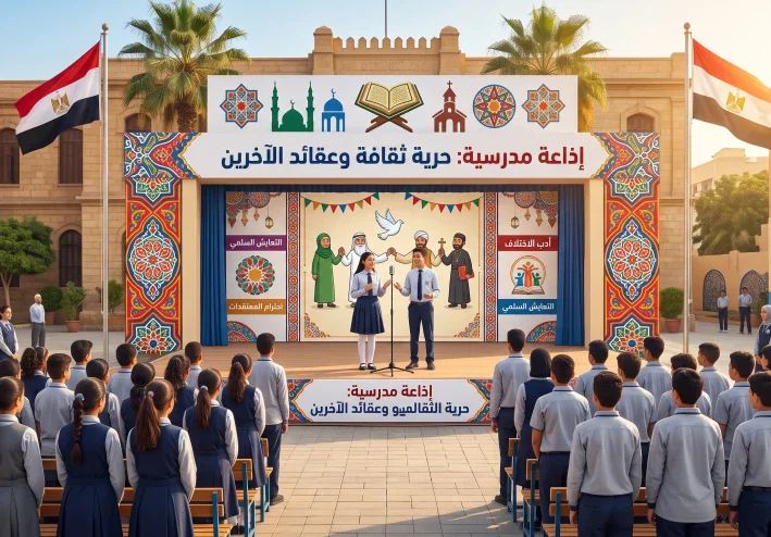 إذاعة مدرسية: حرية ثقافة وعقائد الآخرين
