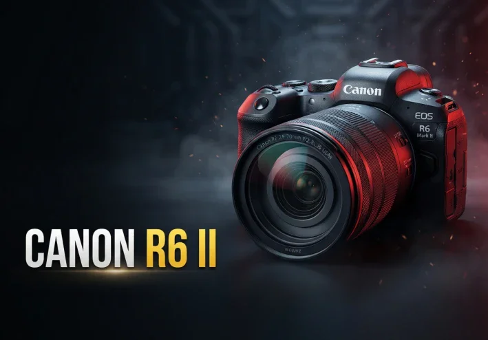 🔥 Canon EOS R6 Mark II — قوة الـ24 ميجابكسل وسرعة احترافية تشعل عالم التصوير!