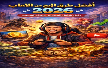 أفضل طرق الربح من الألعاب في 2026: دليل شامل للمبتدئين وصناع المحتوى