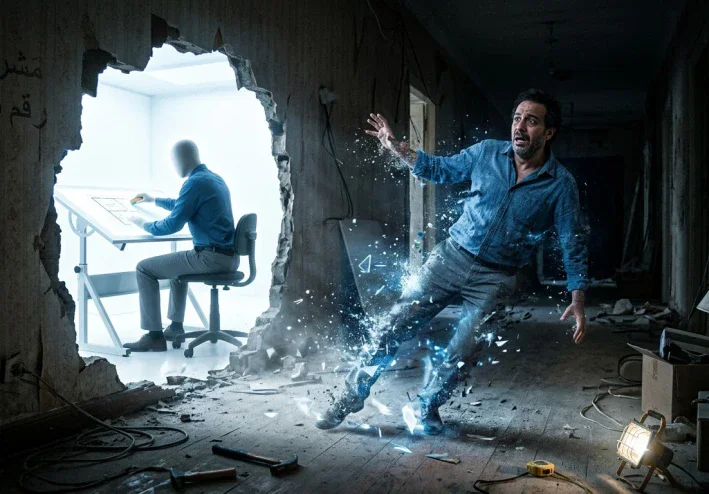 المهندس رقم صفر: متلازمة الجدار الرابع