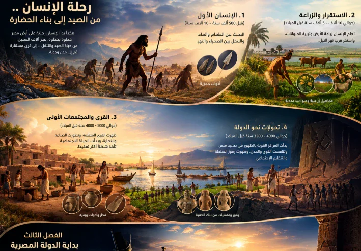 من ضفاف النيل الي بدابه الدوله.