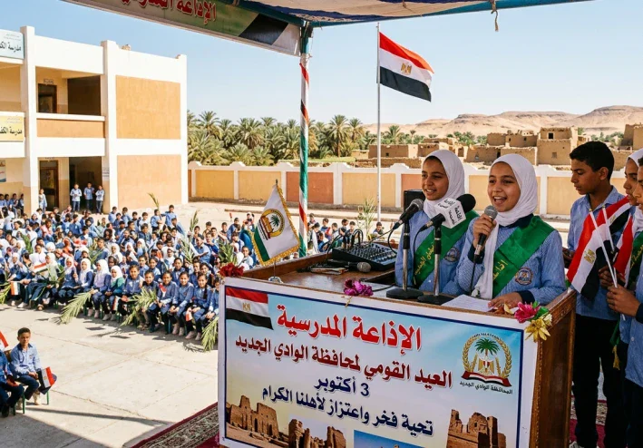 ذاعة مدرسية عن العيد القومي لمحافظة الوادي الجديد.. حكاية أرض الخير والتعمير