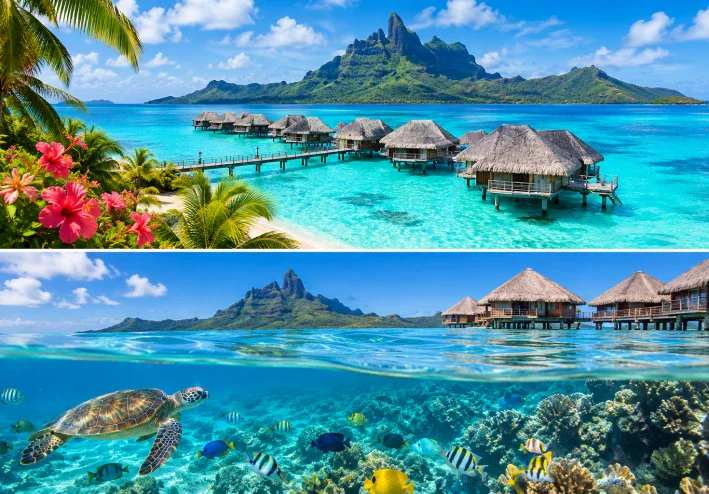 🏝️ بورا بورا: أجمل الوجهات السياحية في قلب المحيط الهادئ