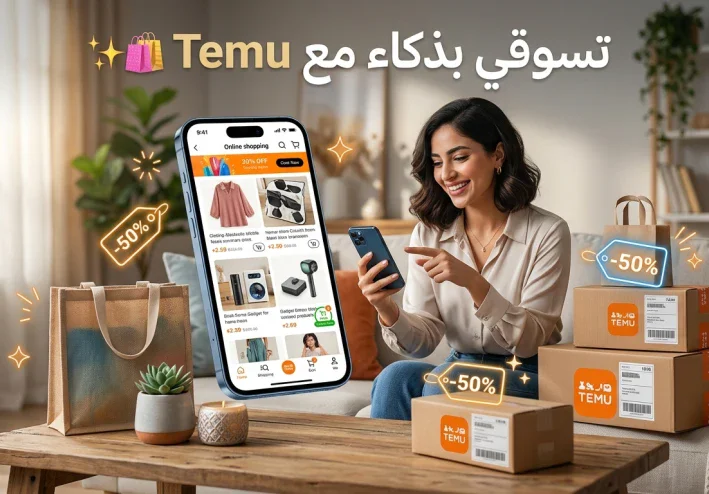 🛍️ Temu: كيف تستفيدين من العروض وتتسوقين بذكاء؟ ✨