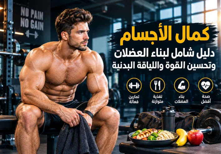 كمال الأجسام: دليل شامل لبناء العضلات وتحسين القوة واللياقة البدنية