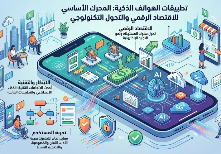 تطبيقات الهواتف الذكية: المحرك الأساسي للاقتصاد الرقمي والتحول التكنولوجي