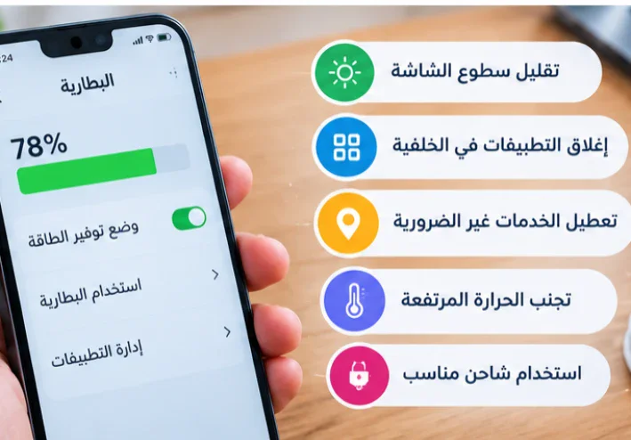 نصائح مهمة للحفاظ على بطارية الهاتف وإطالة عمرها