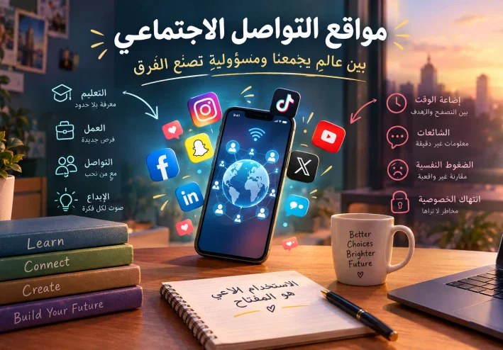 مواقع التواصل الاجتماعي: بين عالمٍ يجمعنا ومسؤوليةٍ تصنع الفرق