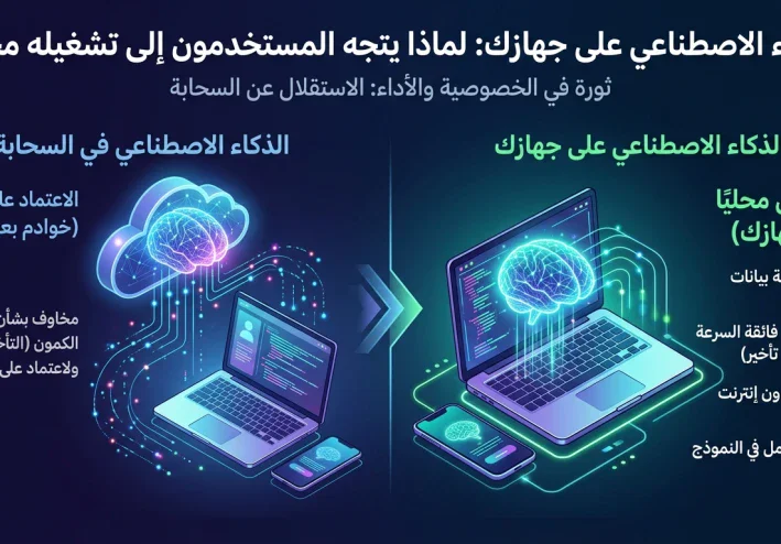 الذكاء الاصطناعي على جهازك: لماذا يتجه المستخدمون إلى تشغيله محليًا؟