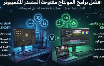 أفضل برامج المونتاج مفتوحة المصدر للكمبيوتر