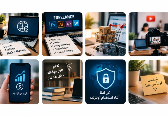 الربح من الإنترنت: طريقك إلى النجاح وبناء مستقبل أفضل