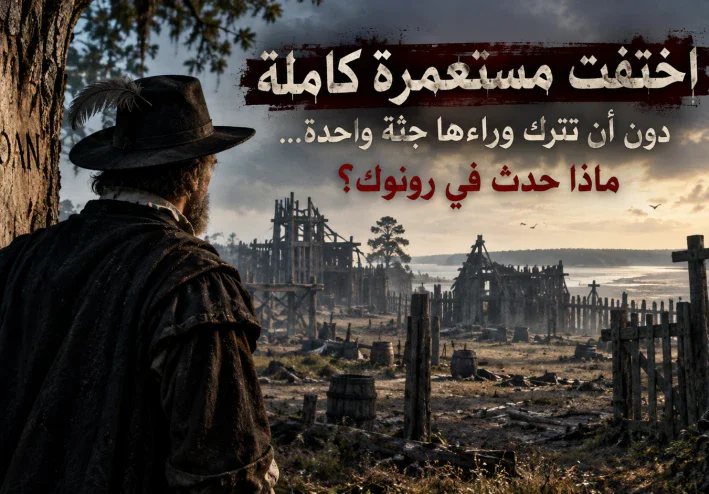 اختفت مستعمرة كاملة دون أن تترك وراءها جثة واحدة… ماذا حدث في رونوك؟