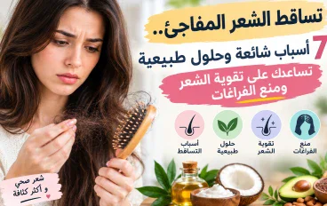 تساقط الشعر المفاجئ.. 7 أسباب شائعة وحلول طبيعية تساعدك على تقوية الشعر ومنع الفراغات