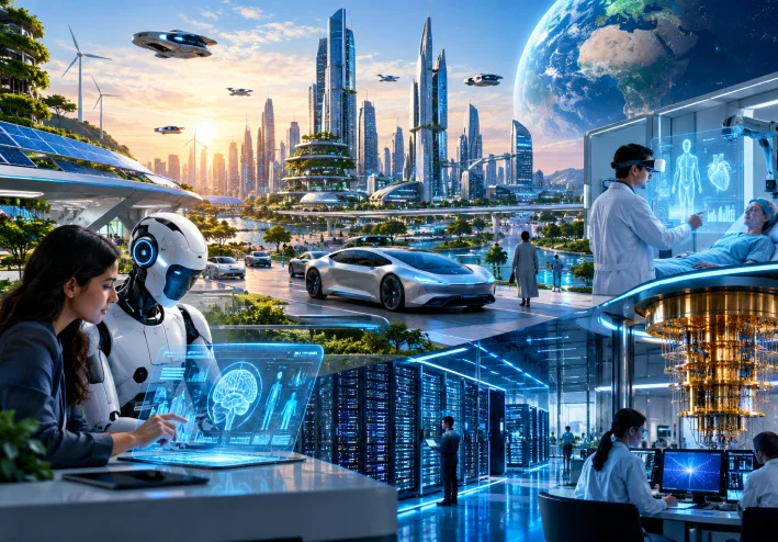 مستقبل التكنولوجيا والذكاء الاصطناعي في 2050: كيف سيبدو العالم بعد 24 عامًا؟